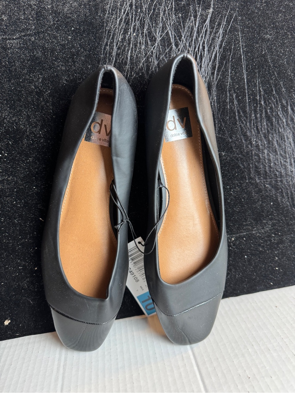 DV by Dolce Vita Black Matte Ballet Flats